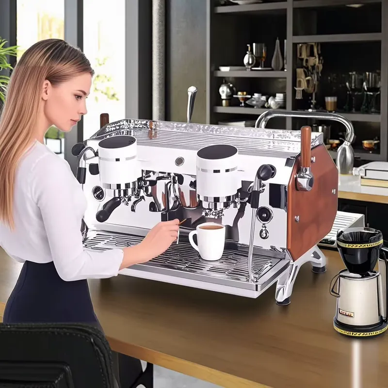Espresso Machine Semi Auto - Многофункциональная полуавтоматическая двухгруппная коммерческая кофемашина с