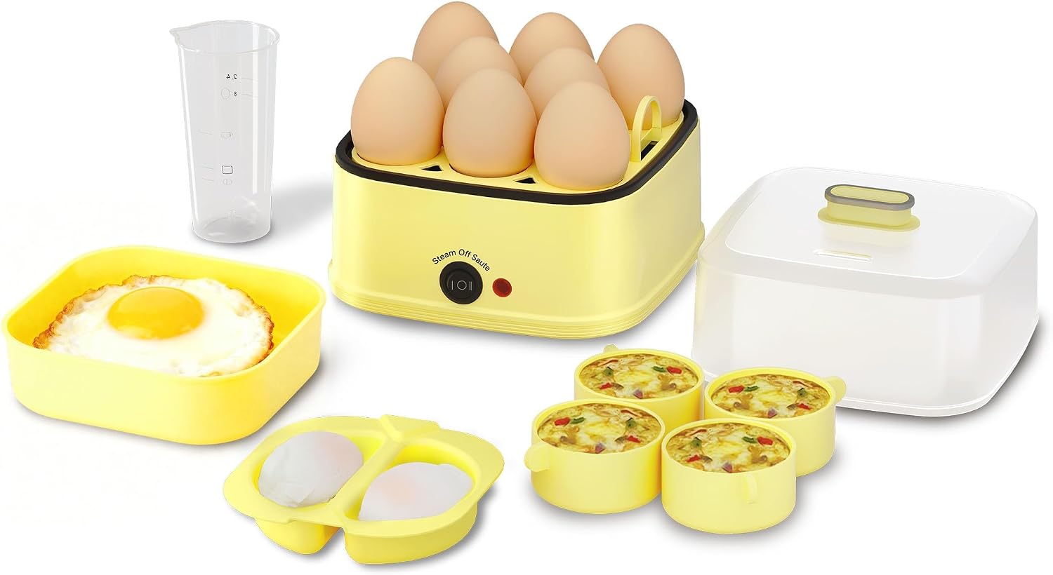 Egg Cooker Rapid - Электрическая яйцеварка 8-в-1: быстрое приготовление яиц