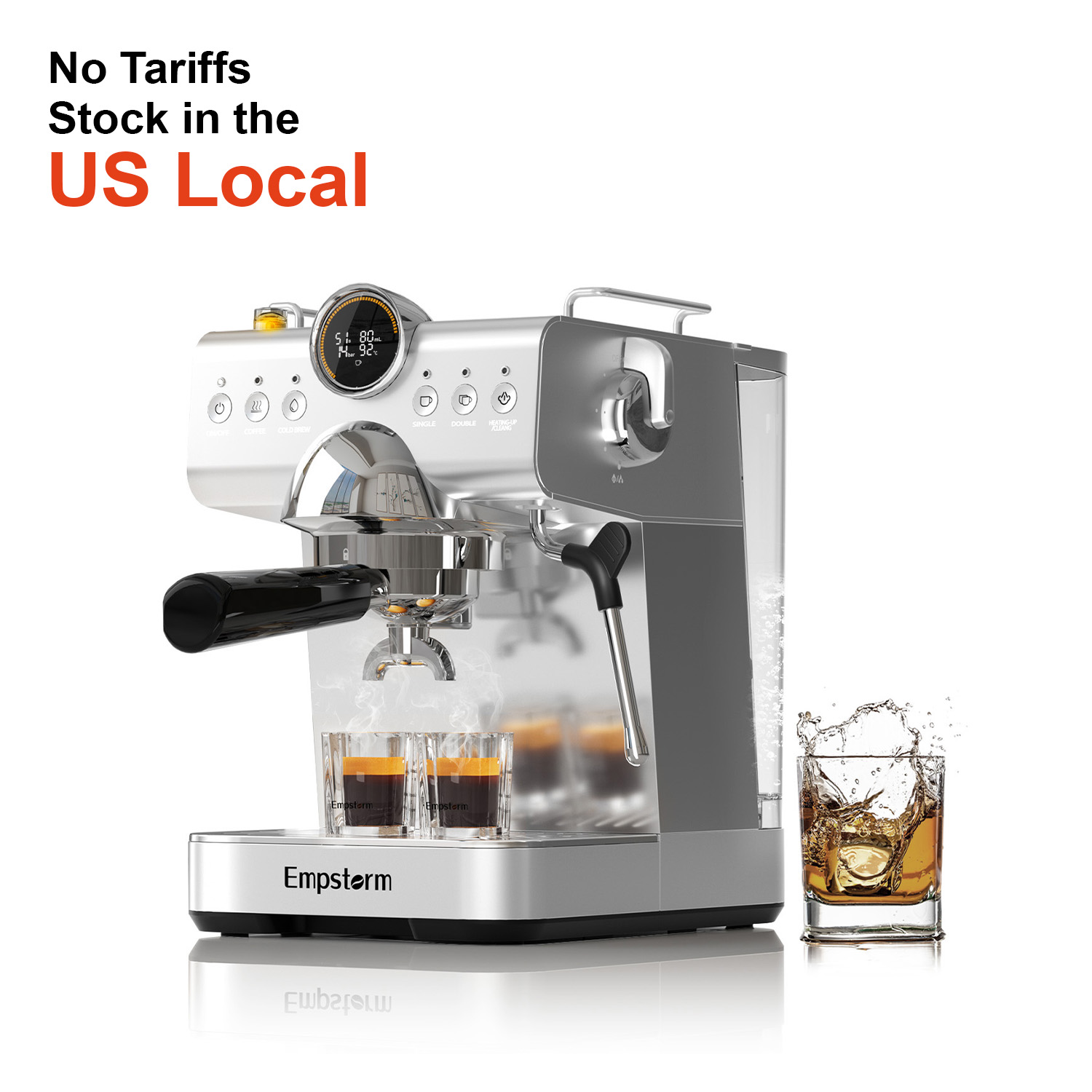 Espresso Machine Semi Auto - Empstorm CB1 Электрическая современная минималистичная полуавтоматическая