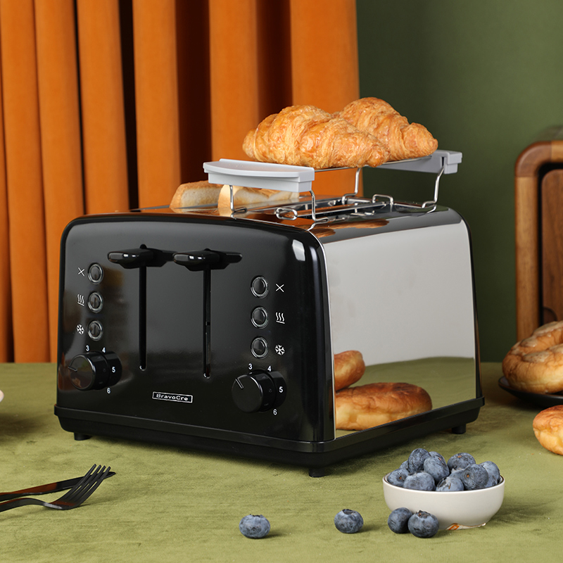 Toaster 4 Slice - Автоматический тостер из нержавеющей стали на