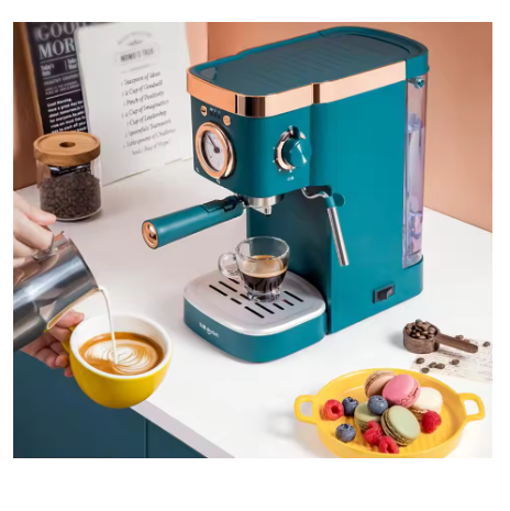 Espresso Machine Semi Auto - Домашняя кофемашина 230В 1.2л, итальянская бытовая