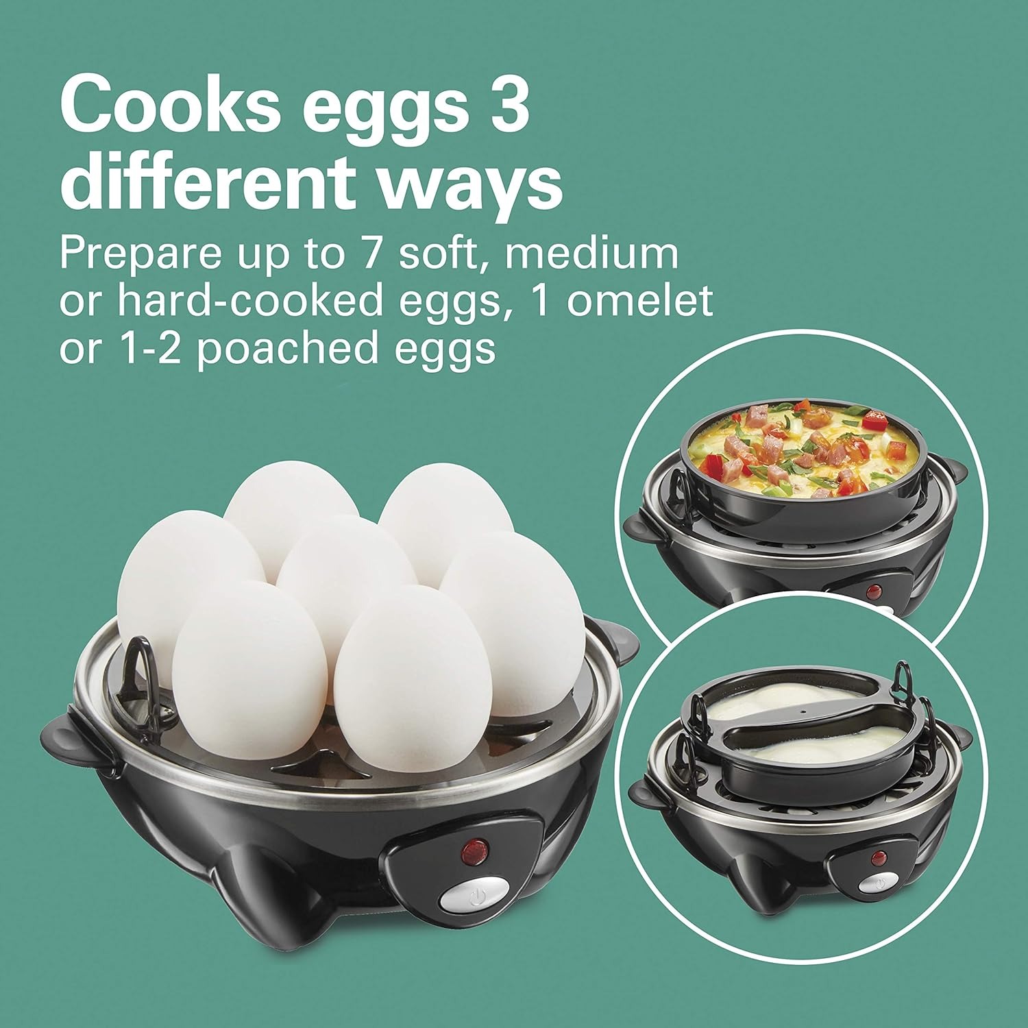 Egg Cooker Rapid - Компактная электрическая яйцеварка с мерным стаканом