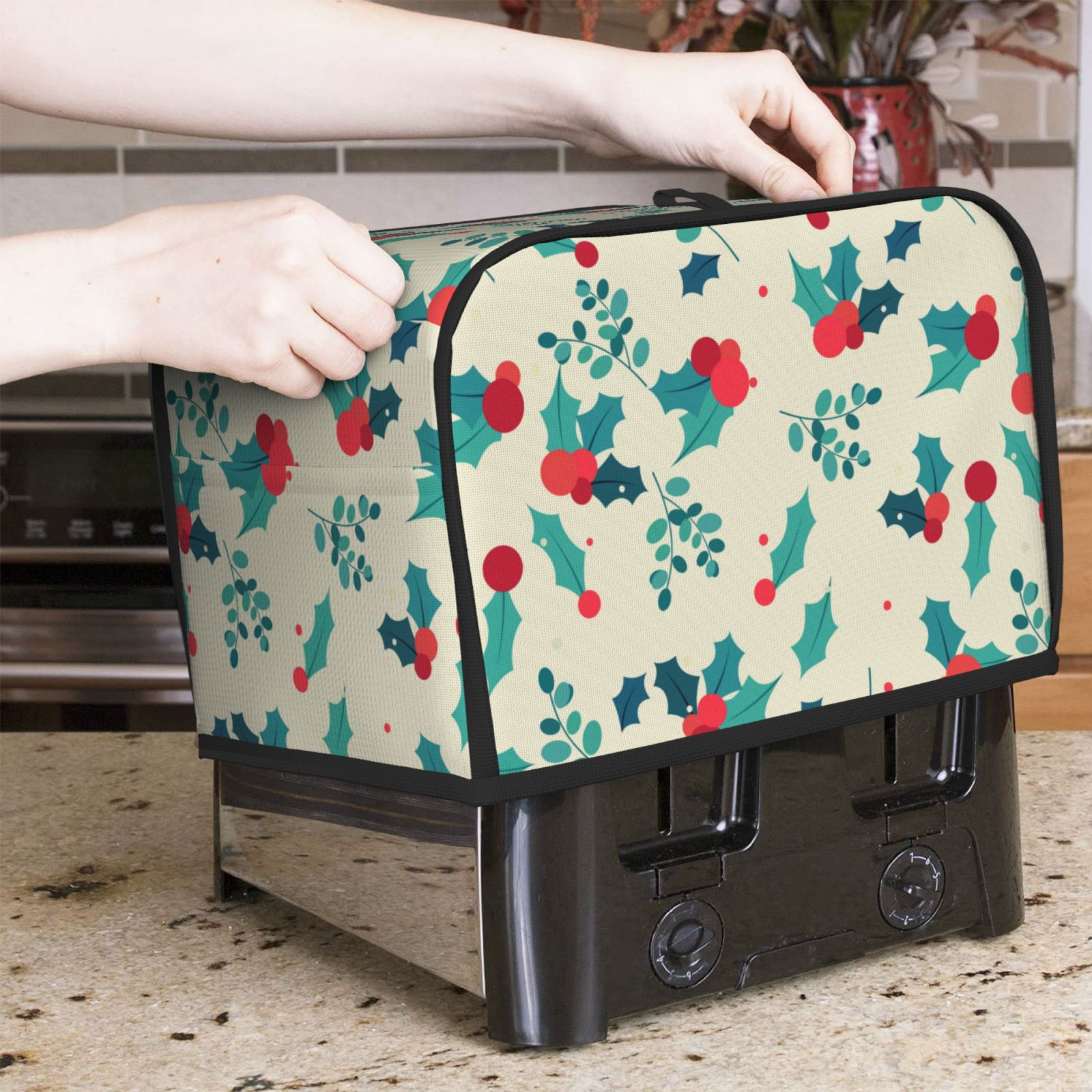 Рождественский чехол для тосте – обзор и цена Toaster 4 Slice