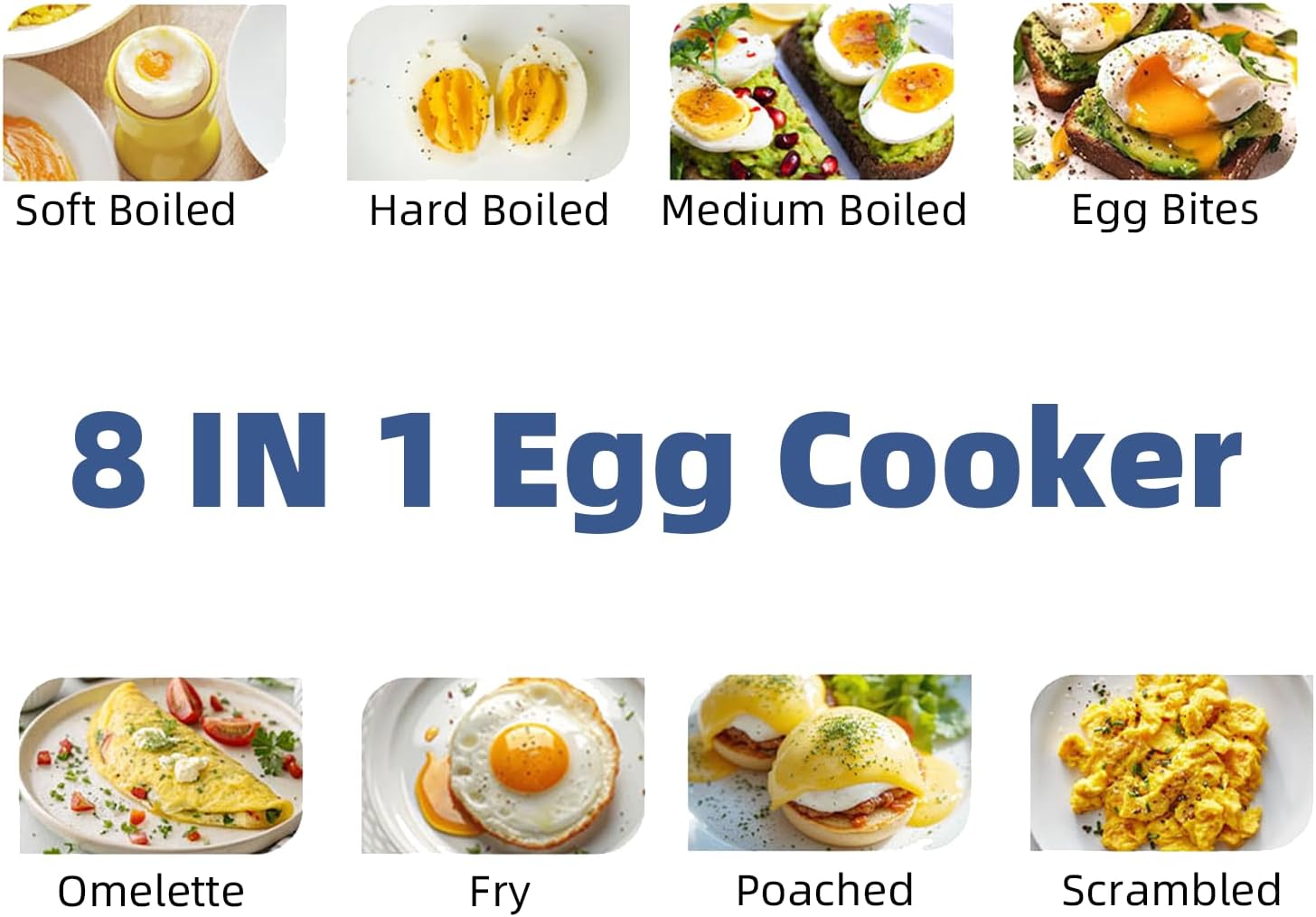 Электрическая яйцеварка 8-в-1: – обзор и цена Egg Cooker Rapid