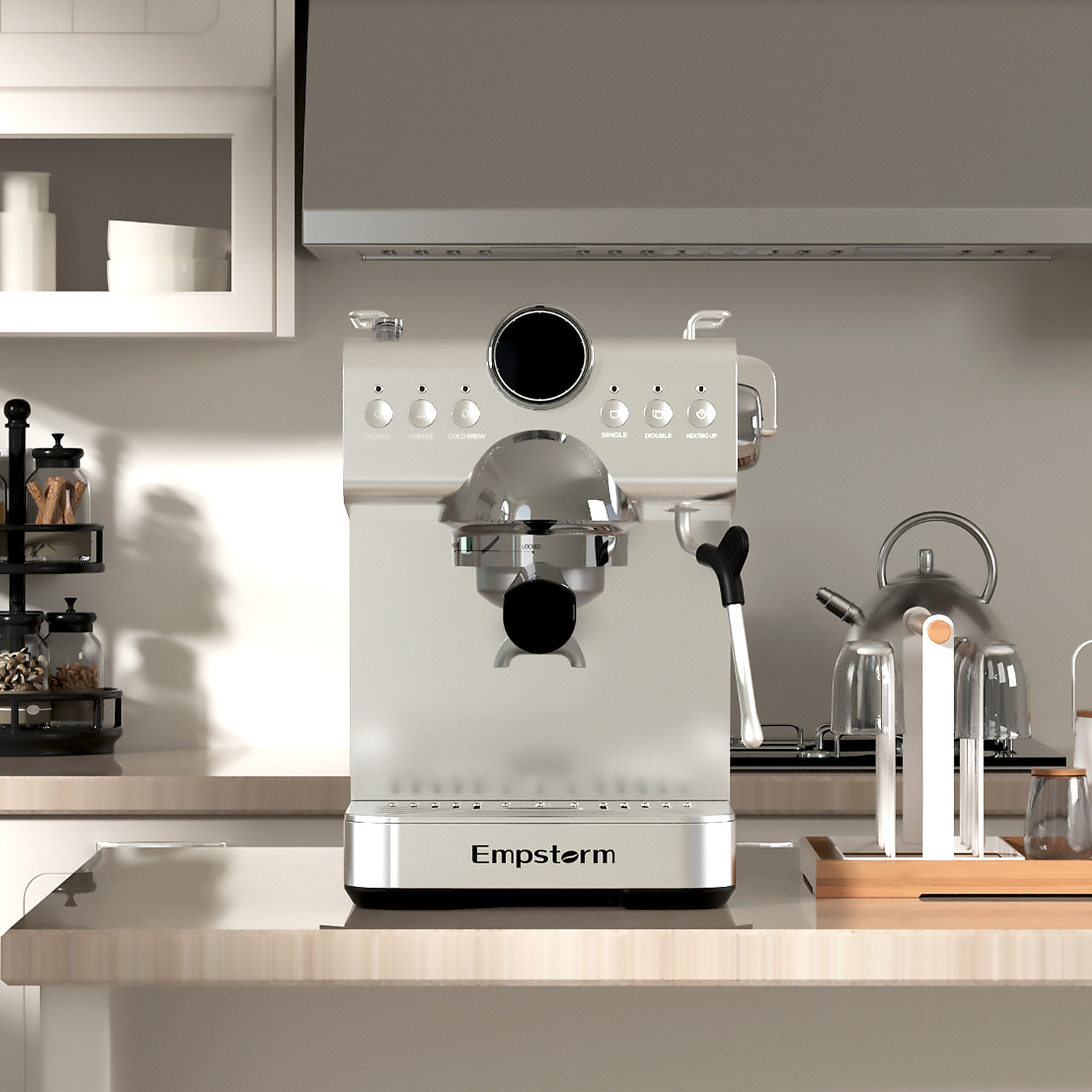 Empstorm CB1 Электрическая сов – обзор и цена Espresso Machine Semi Auto