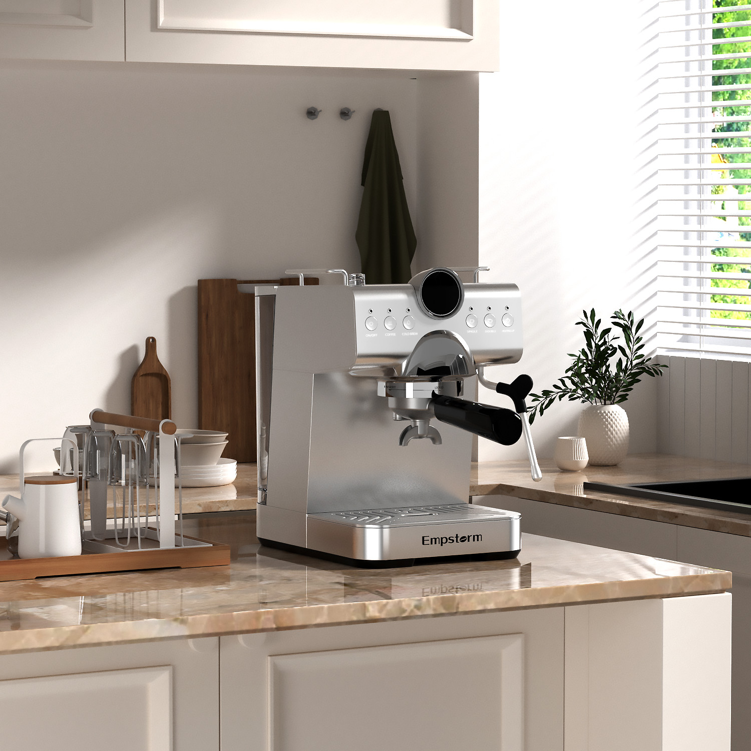 Empstorm CB1 Электрическая сов – обзор и цена Espresso Machine Semi Auto