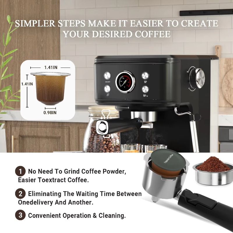 Полуавтоматическая кофемашина  – обзор и цена Espresso Machine Semi Auto