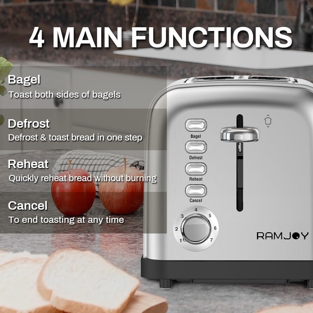 Тостер с очень широким слотом  – обзор и цена Toaster 4 Slice