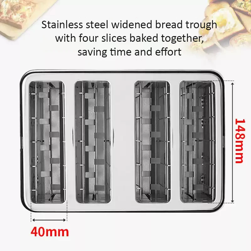 Коммерческий отель и домашний  – обзор и цена Toaster 4 Slice